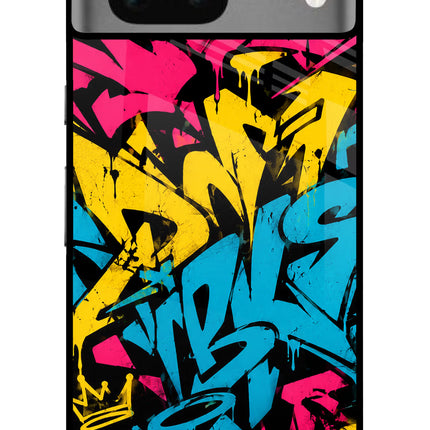 Graffiti Vibe Google Pixel 7 Glass Case