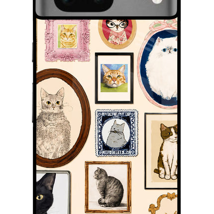 Mirror Cats Google Pixel 7 Glass Case