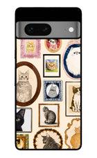 Mirror Cats Google Pixel 7 Glass Case
