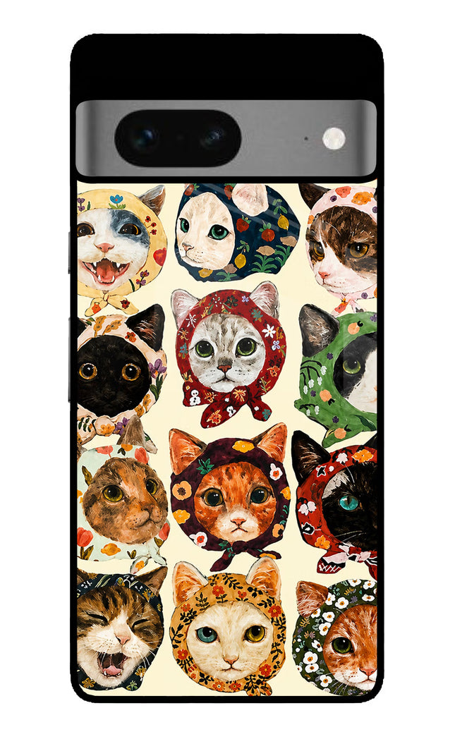 Cool Cat Google Pixel 7 Glass Case