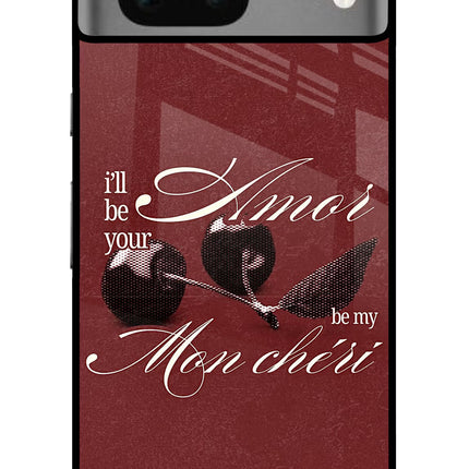 Velvet Cherry Google Pixel 7 Glass Case