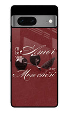 Velvet Cherry Google Pixel 7 Glass Case