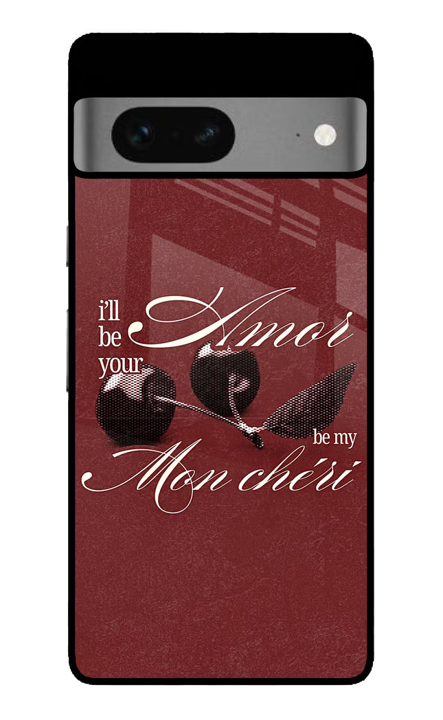 Velvet Cherry Google Pixel 7 Glass Case