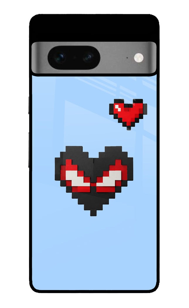 Peter Heart Google Pixel 7 Glass Case