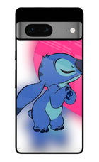 Stitch Hug Google Pixel 7 Glass Case