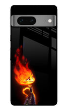 Ember Flame Google Pixel 7 Glass Case