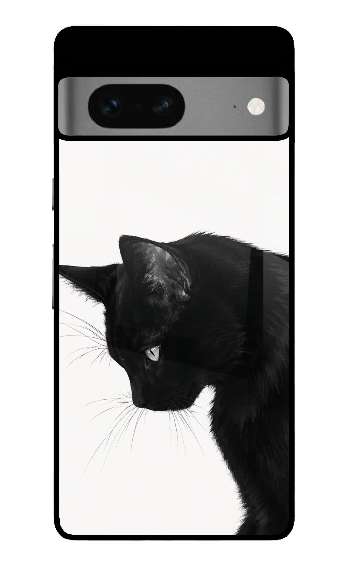 Shadow Gaze Google Pixel 7 Glass Case Back Cover by Casekaro
