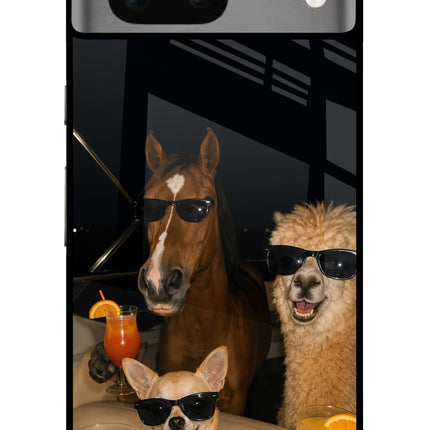Party Squad Google Pixel 7 Glass Case