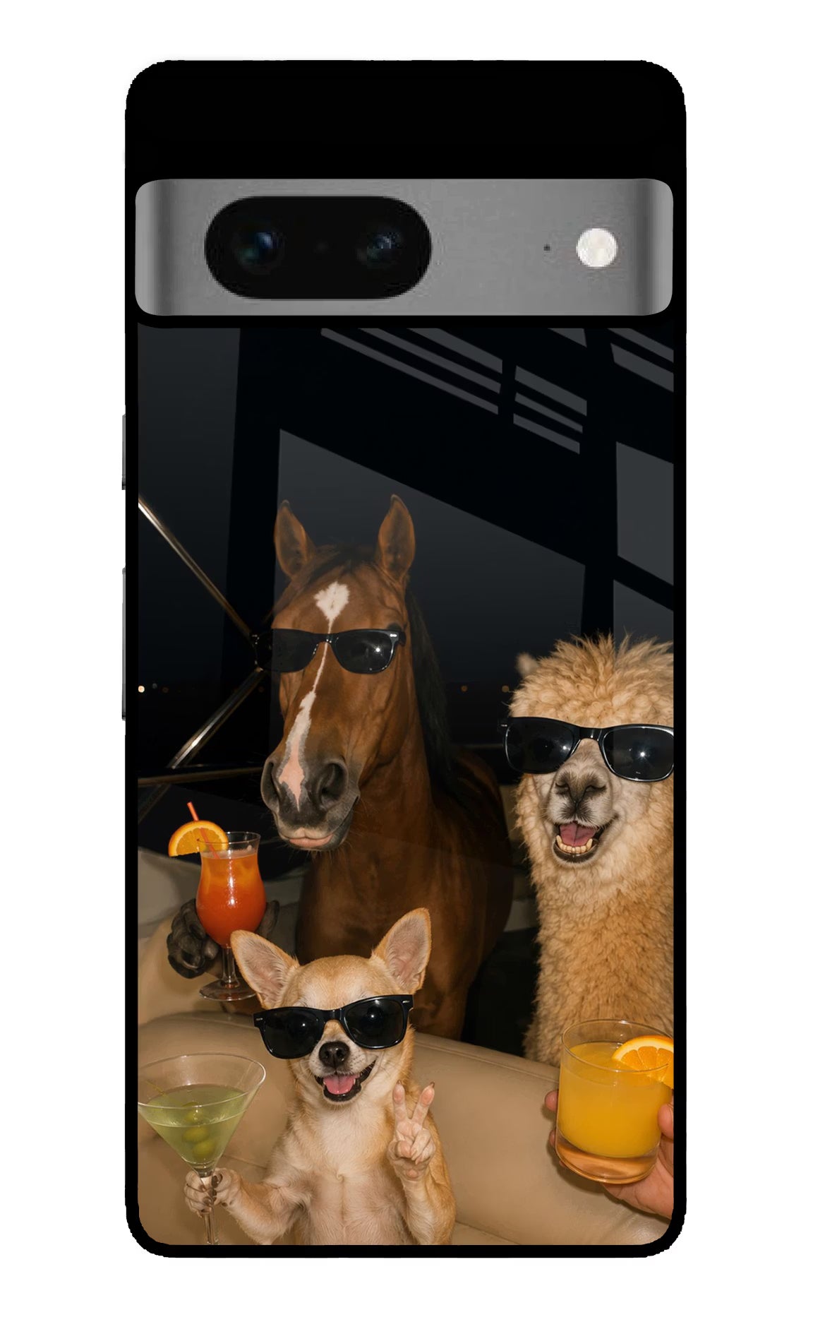 Party Squad Google Pixel 7 Glass Case
