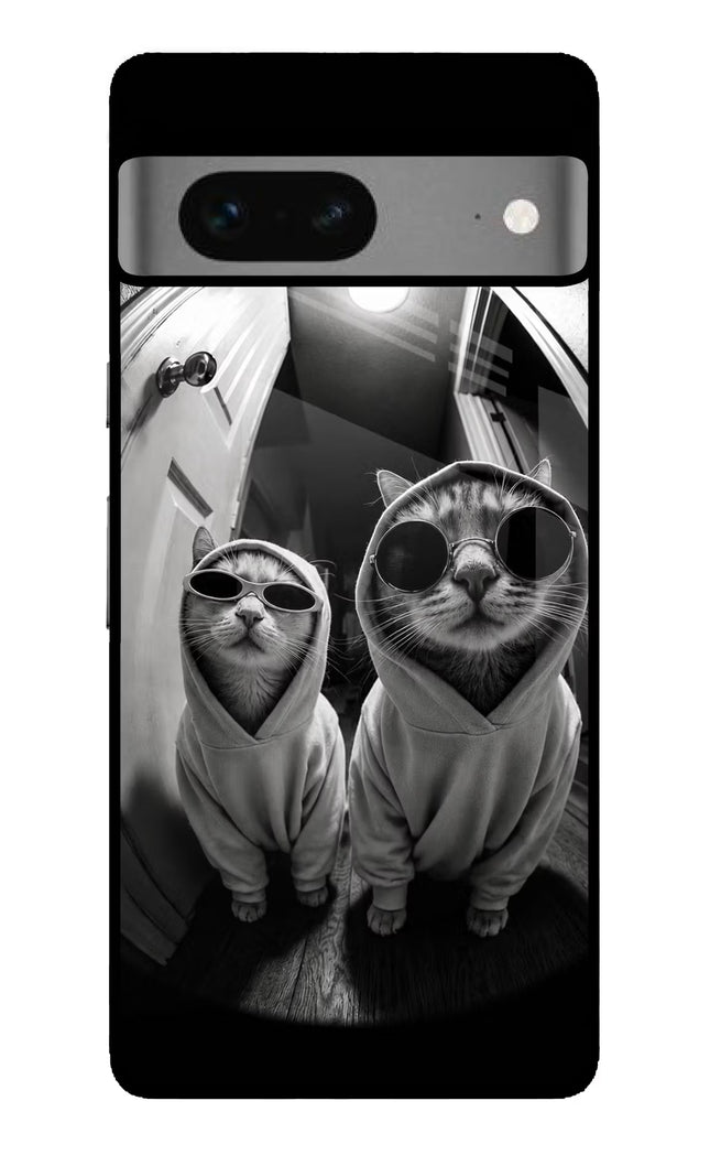 Hood Cats Google Pixel 7 Glass Case