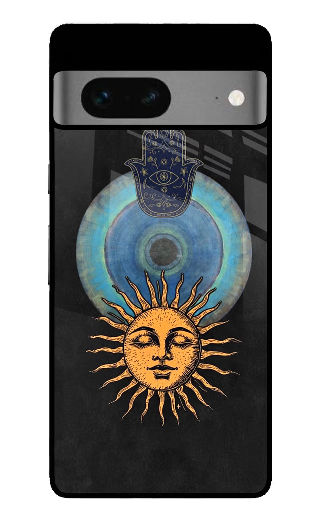 Divine Sun Google Pixel 7 Glass Case