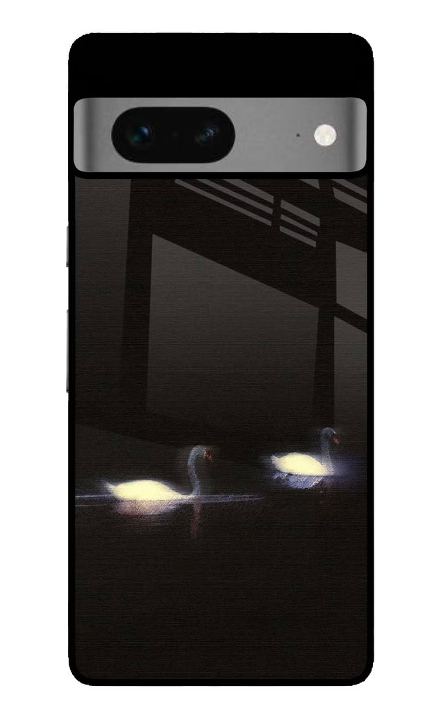 Silent Swans Google Pixel 7 Glass Case