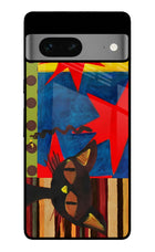 Pop Cat Google Pixel 7 Glass Case