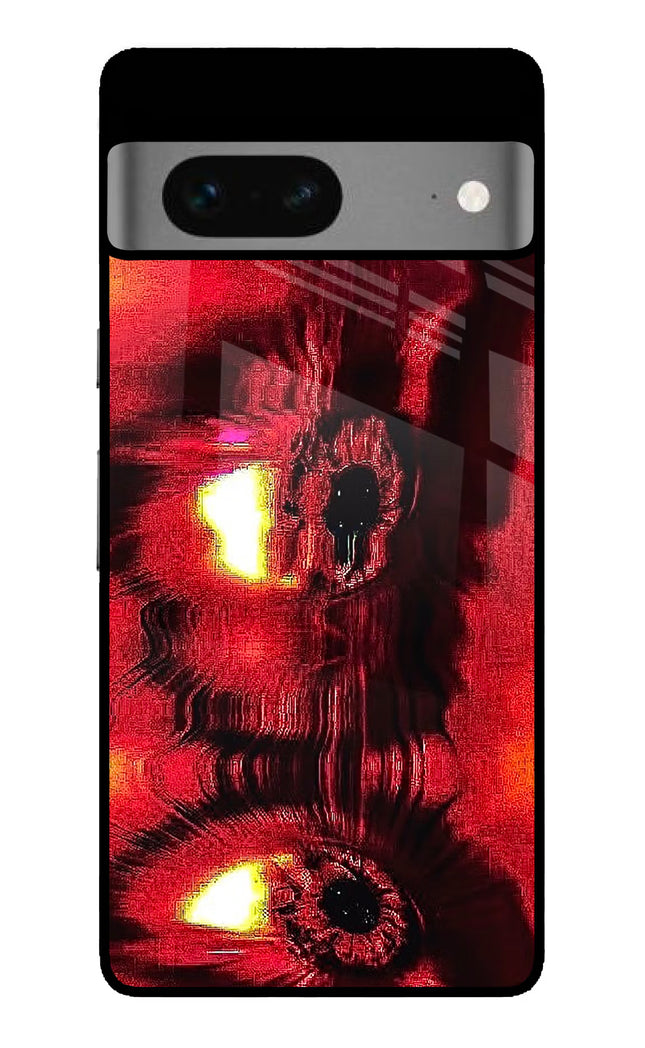 Fire Eye Google Pixel 7 Glass Case