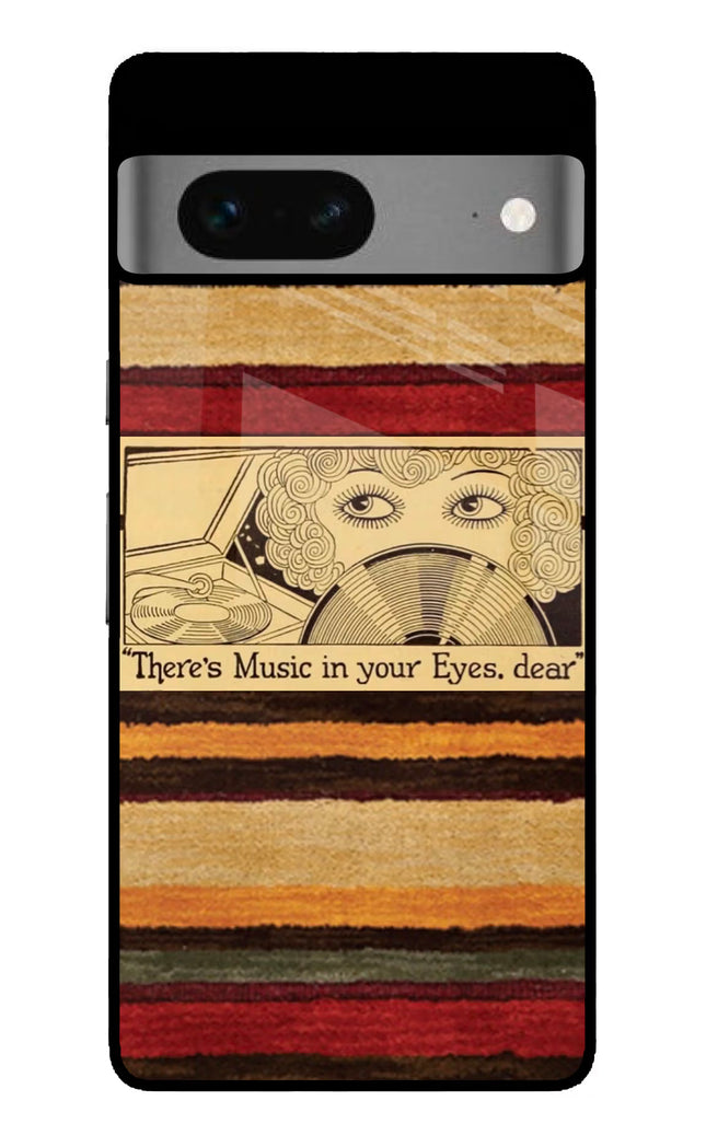 Vinyl Stripes Google Pixel 7 Glass Case