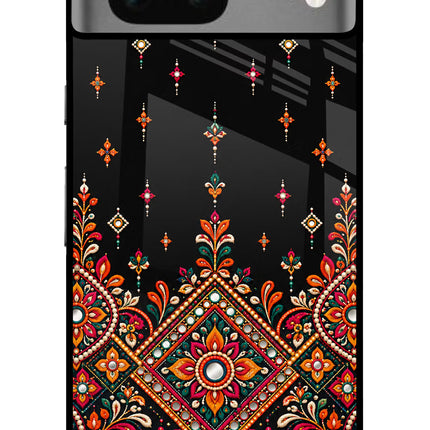 Noir Mehfil Google Pixel 7 Glass Case