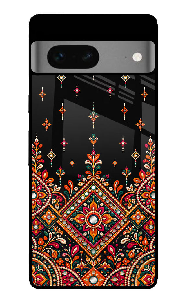 Noir Mehfil Google Pixel 7 Glass Case
