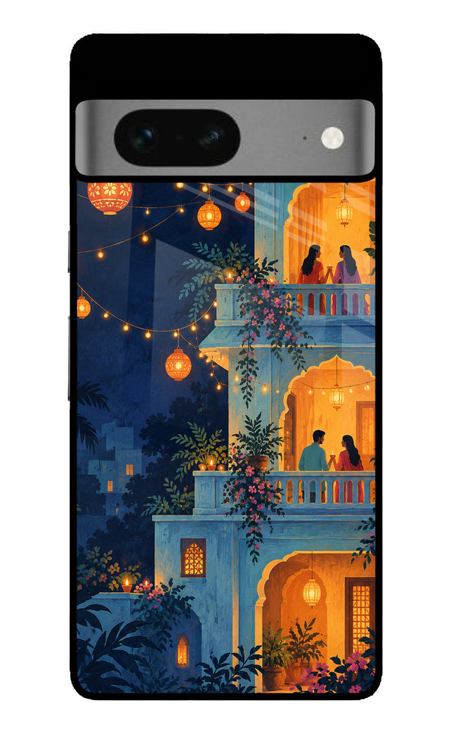 Balcony Glow Google Pixel 7 Glass Case