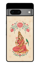 Goddess Lakshmi Google Pixel 7 Glass Case