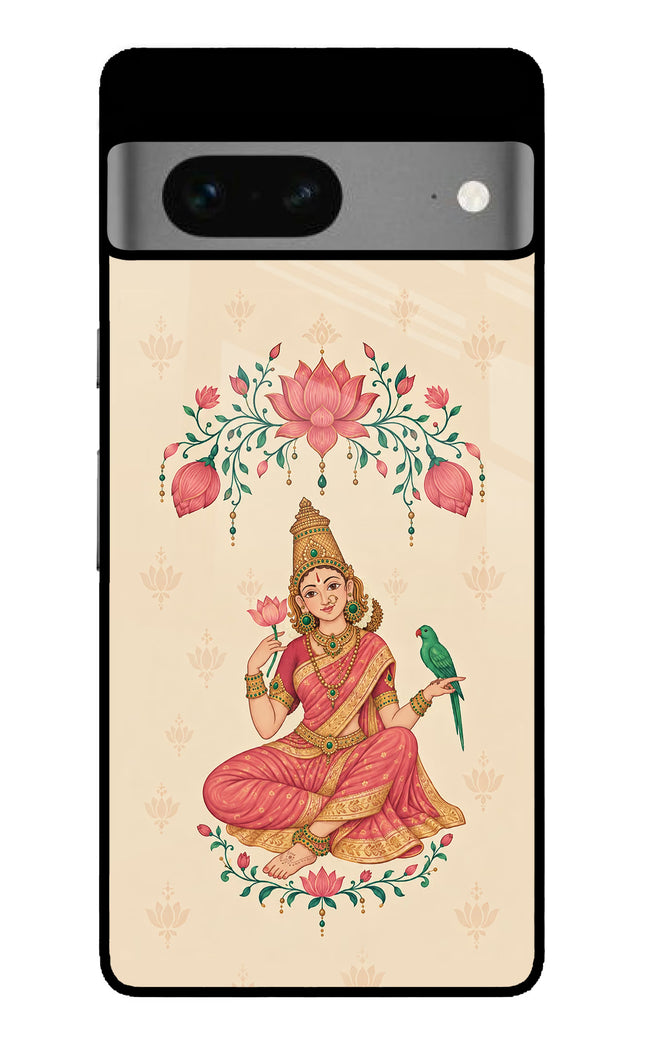 Goddess Lakshmi Google Pixel 7 Glass Case