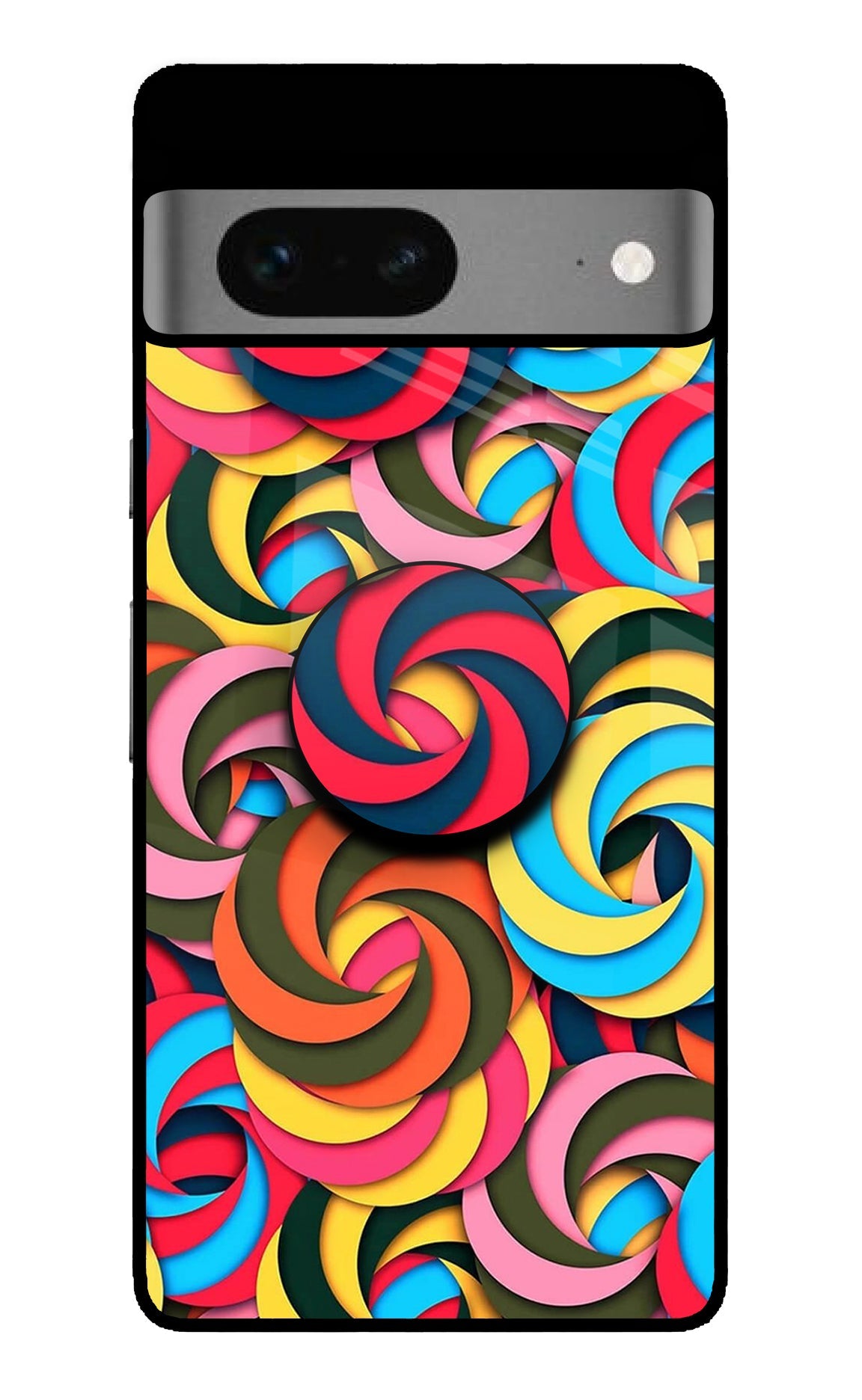 Spiral Pattern Google Pixel 7 Pop Case