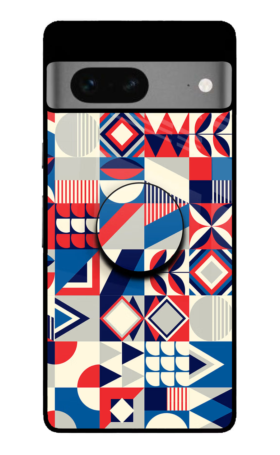Colorful Pattern Google Pixel 7 Pop Case, Glass case
