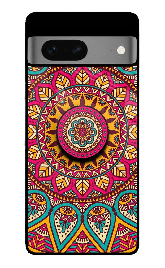 Mandala Google Pixel 7 Glass Case