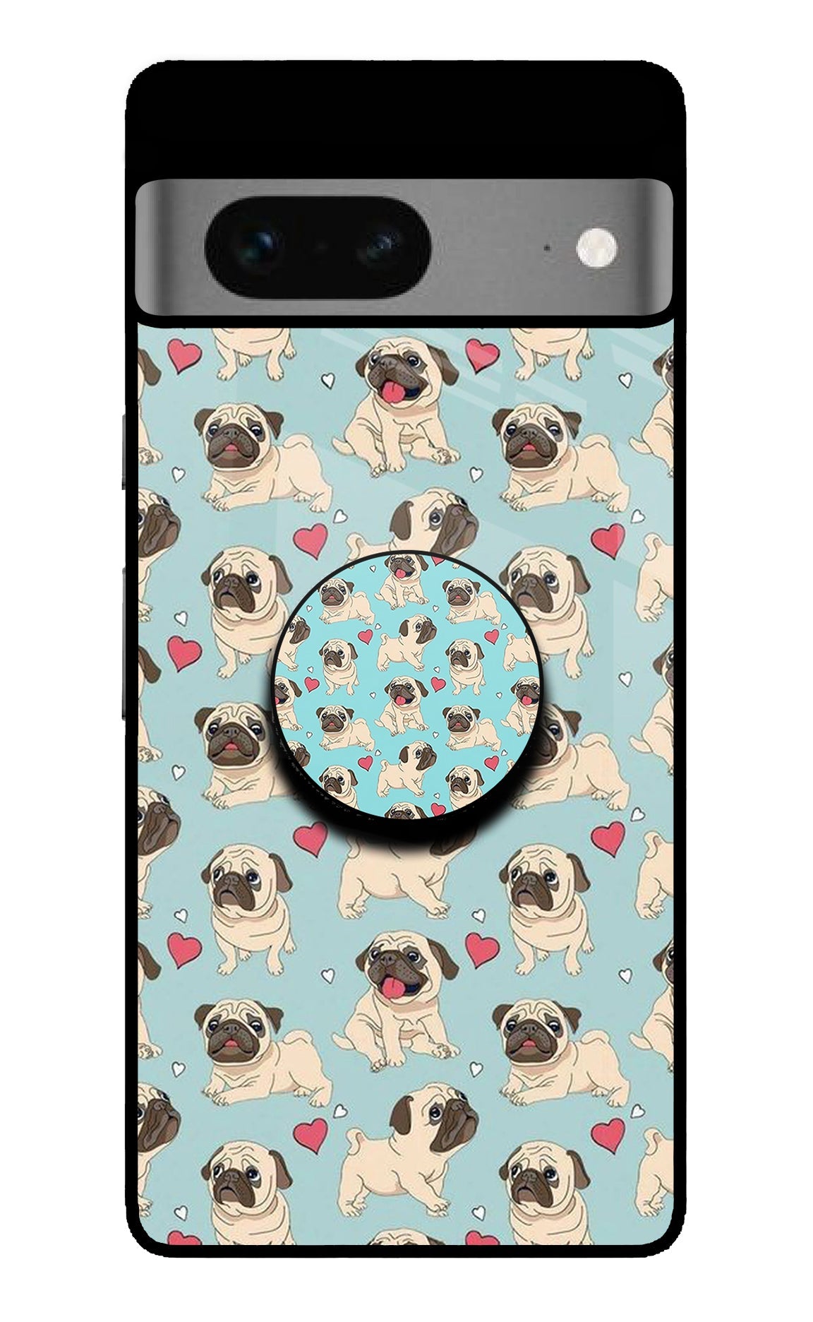 Pug Dog Google Pixel 7 Pop Case