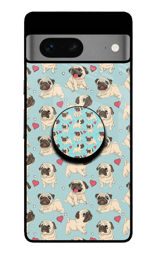 Pug Dog Google Pixel 7 Glass Case