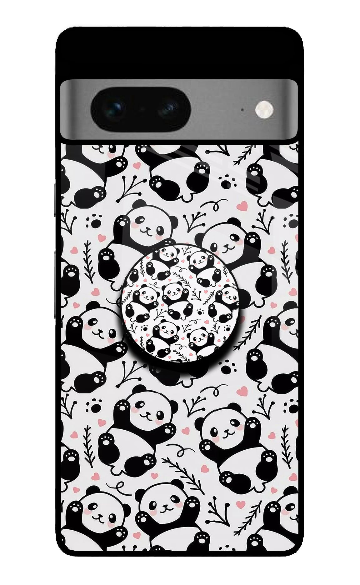 Cute Panda Google Pixel 7 Pop Case