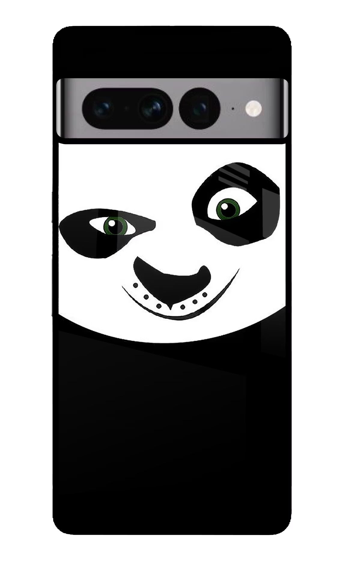 Panda Google Pixel 7 Pro Glass Case Back Cover by Casekaro