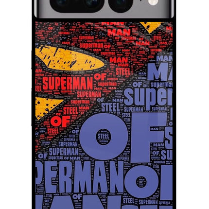 Superman Google Pixel 7 Pro Glass Case Back Cover by Casekaro