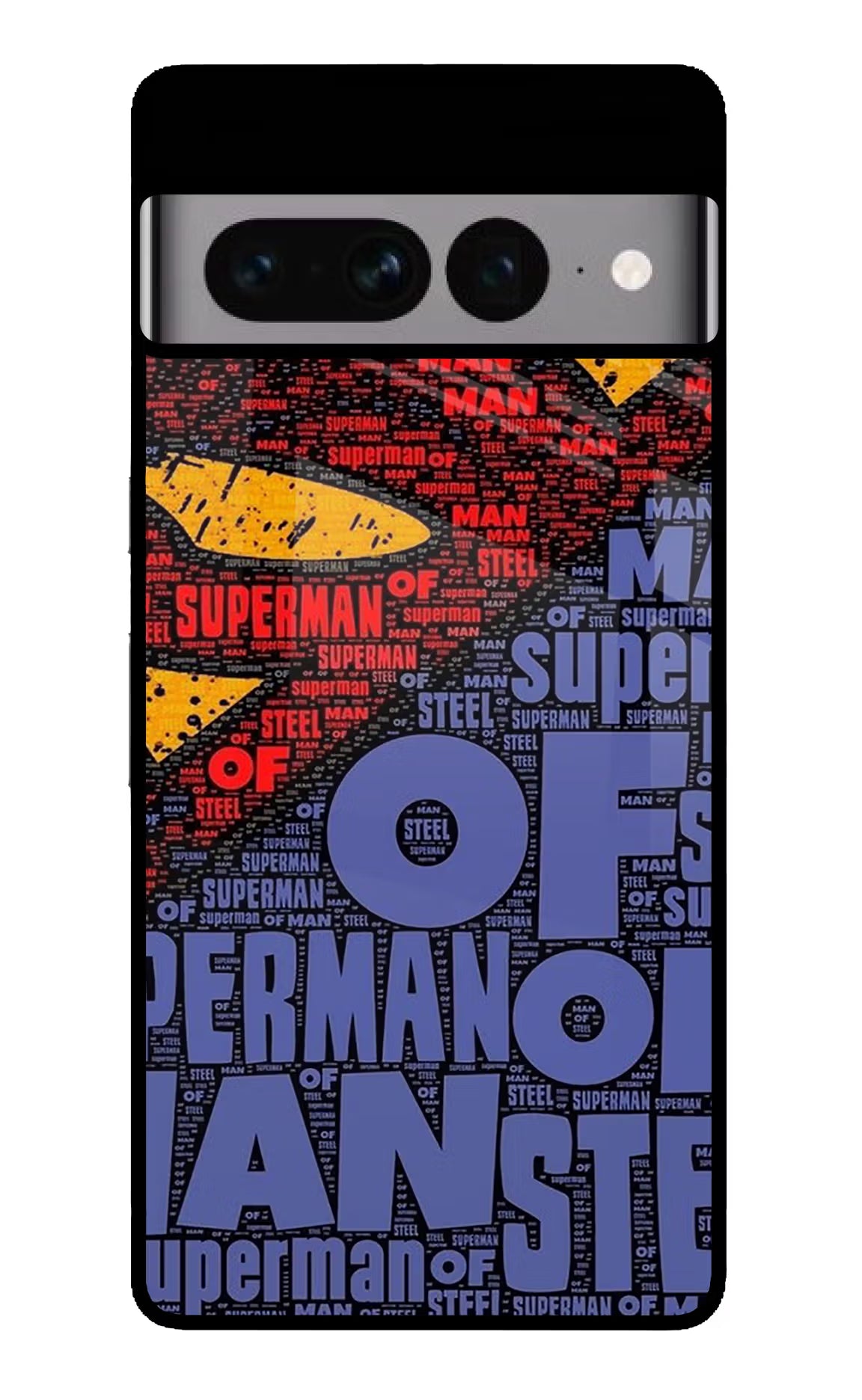 Superman Google Pixel 7 Pro Glass Case Back Cover by Casekaro