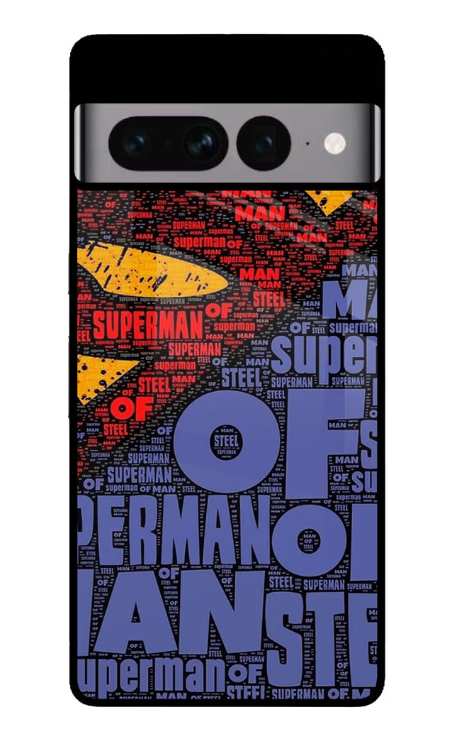 Superman Google Pixel 7 Pro Glass Case