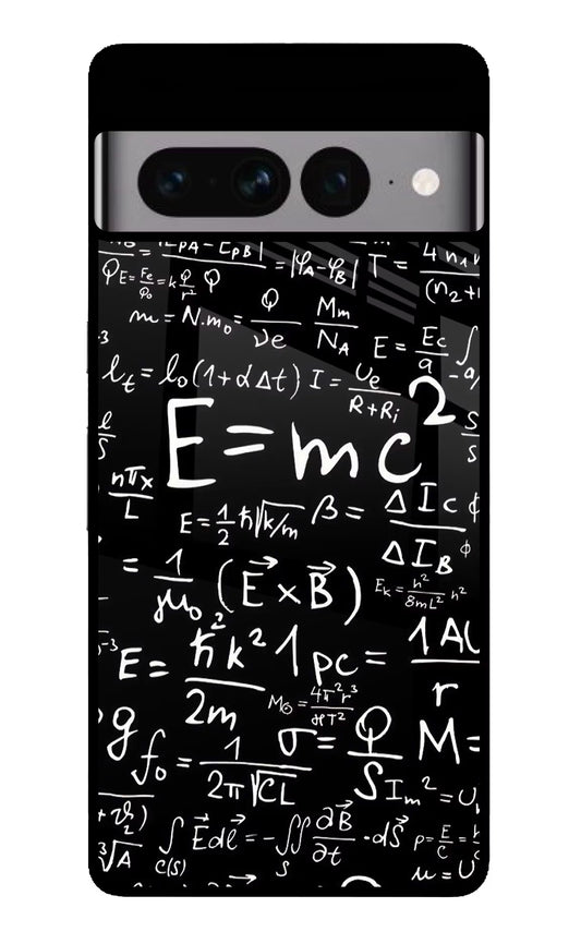 Physics Formula Google Pixel 7 Pro Glass Case