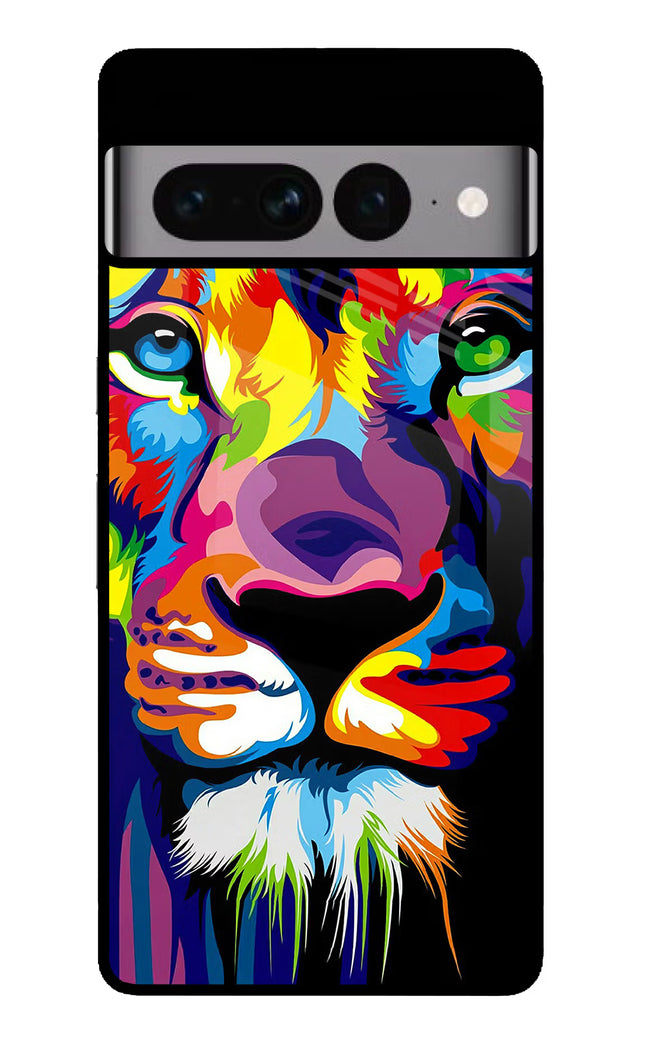 Lion Google Pixel 7 Pro Glass Case
