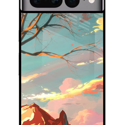 Scenery Google Pixel 7 Pro Glass Case Back Cover by Casekaro