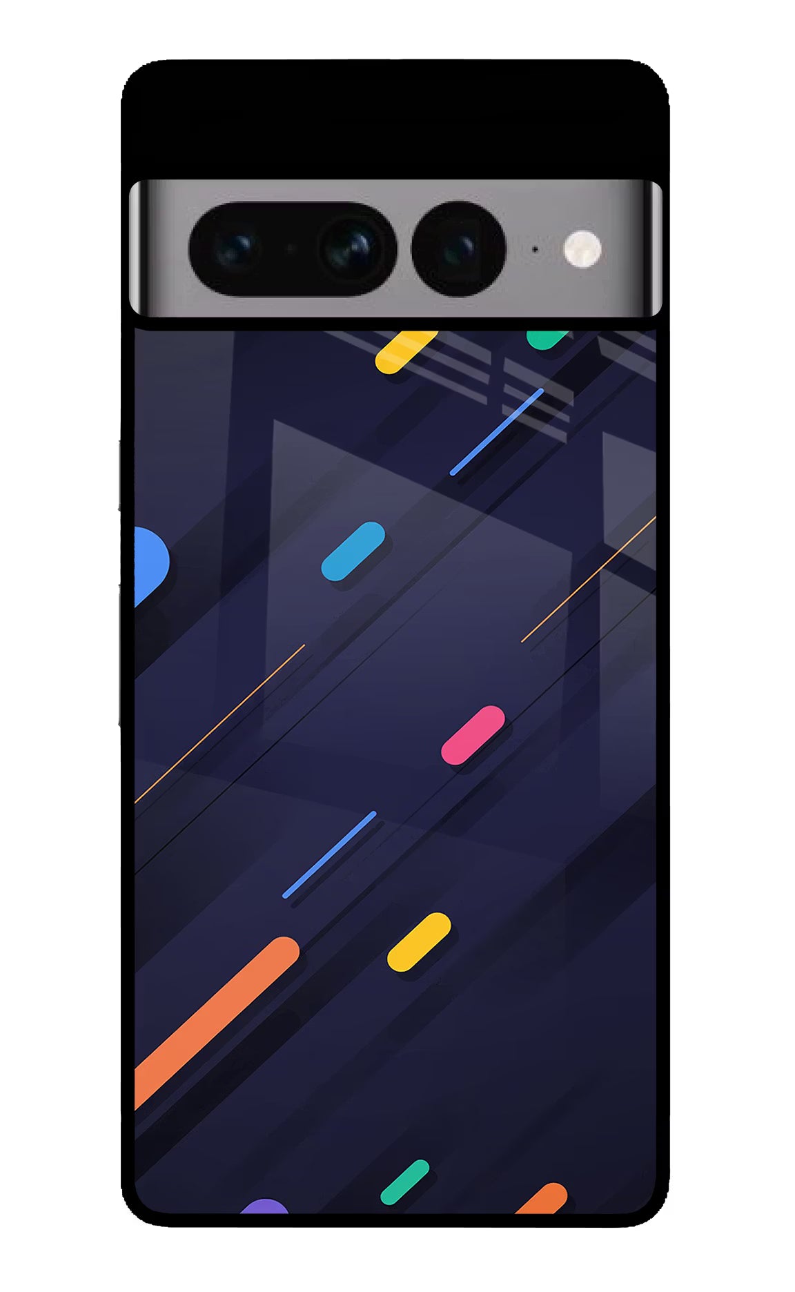 Abstract Design Google Pixel 7 Pro Glass Case Back Cover by Casekaro