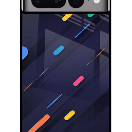 Abstract Design Google Pixel 7 Pro Glass Case