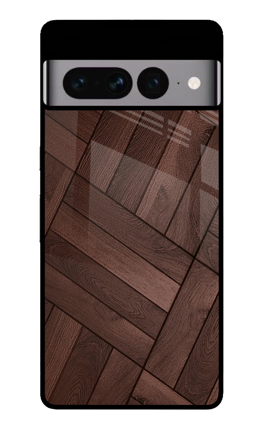 Wooden Texture Design Google Pixel 7 Pro Back Cover, Glass case