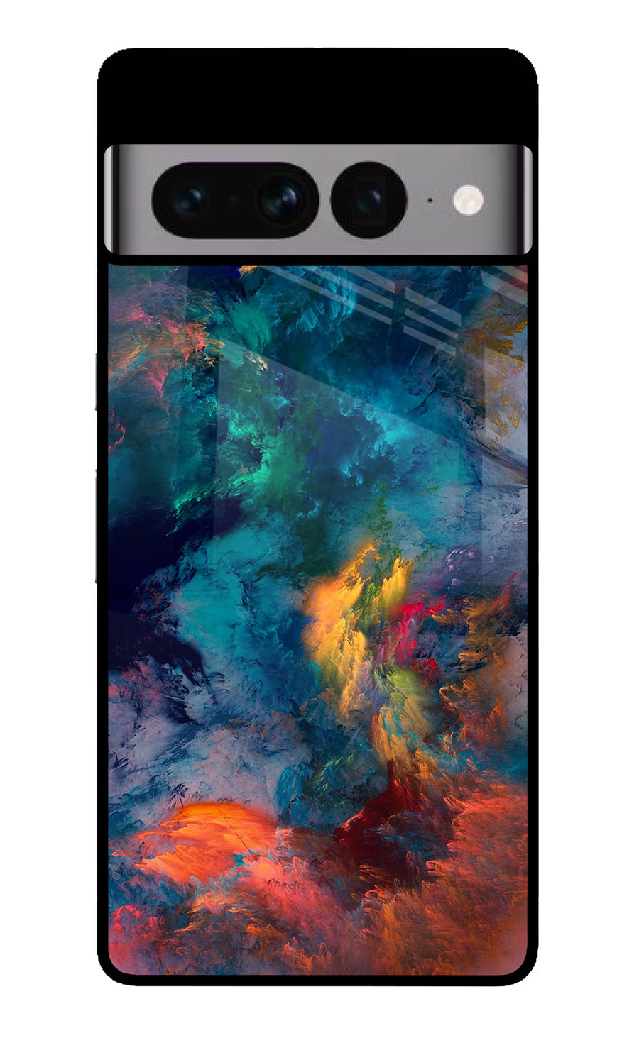 Artwork Paint Google Pixel 7 Pro Back Cover, Glass case