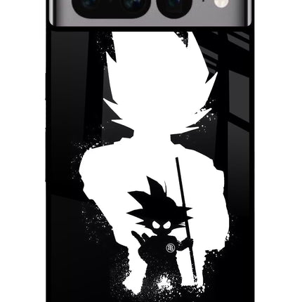 Goku Shadow Google Pixel 7 Pro Glass Case Back Cover by Casekaro