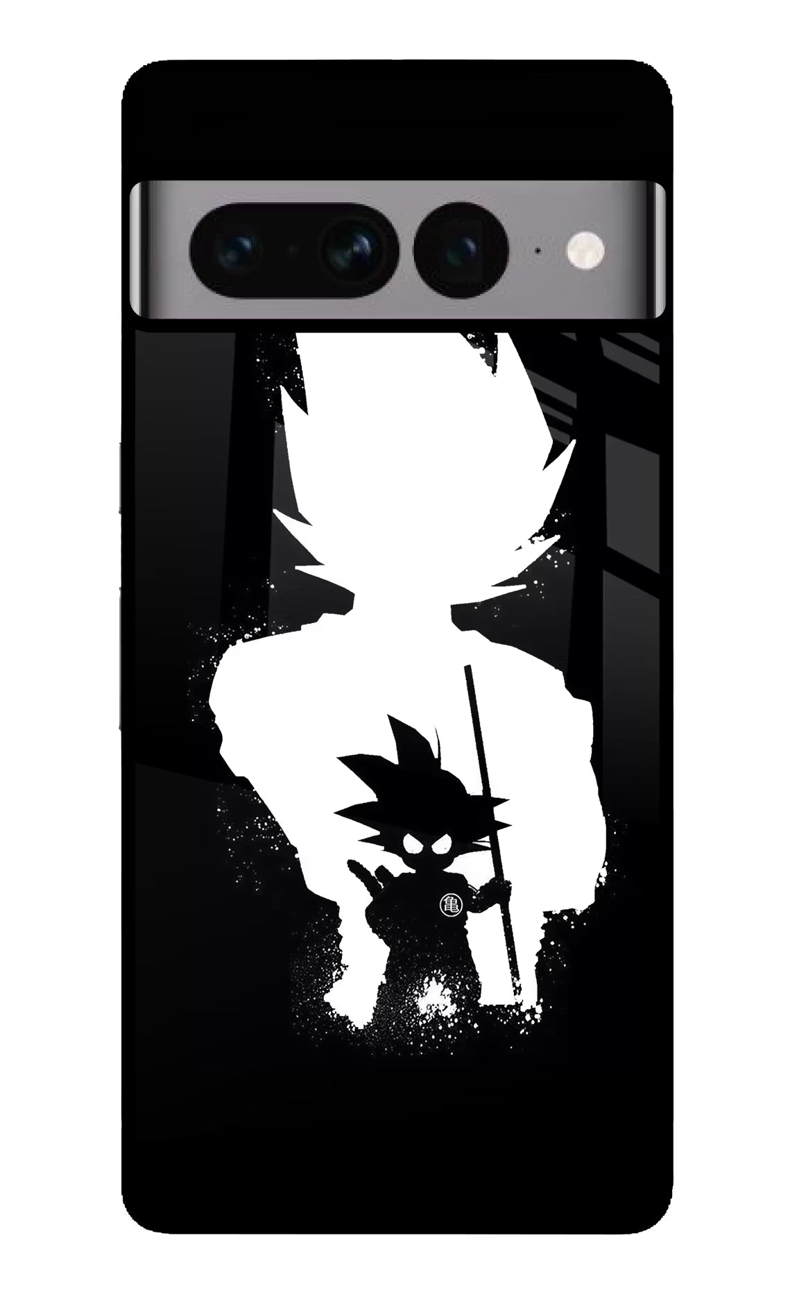 Goku Shadow Google Pixel 7 Pro Glass Case Back Cover by Casekaro