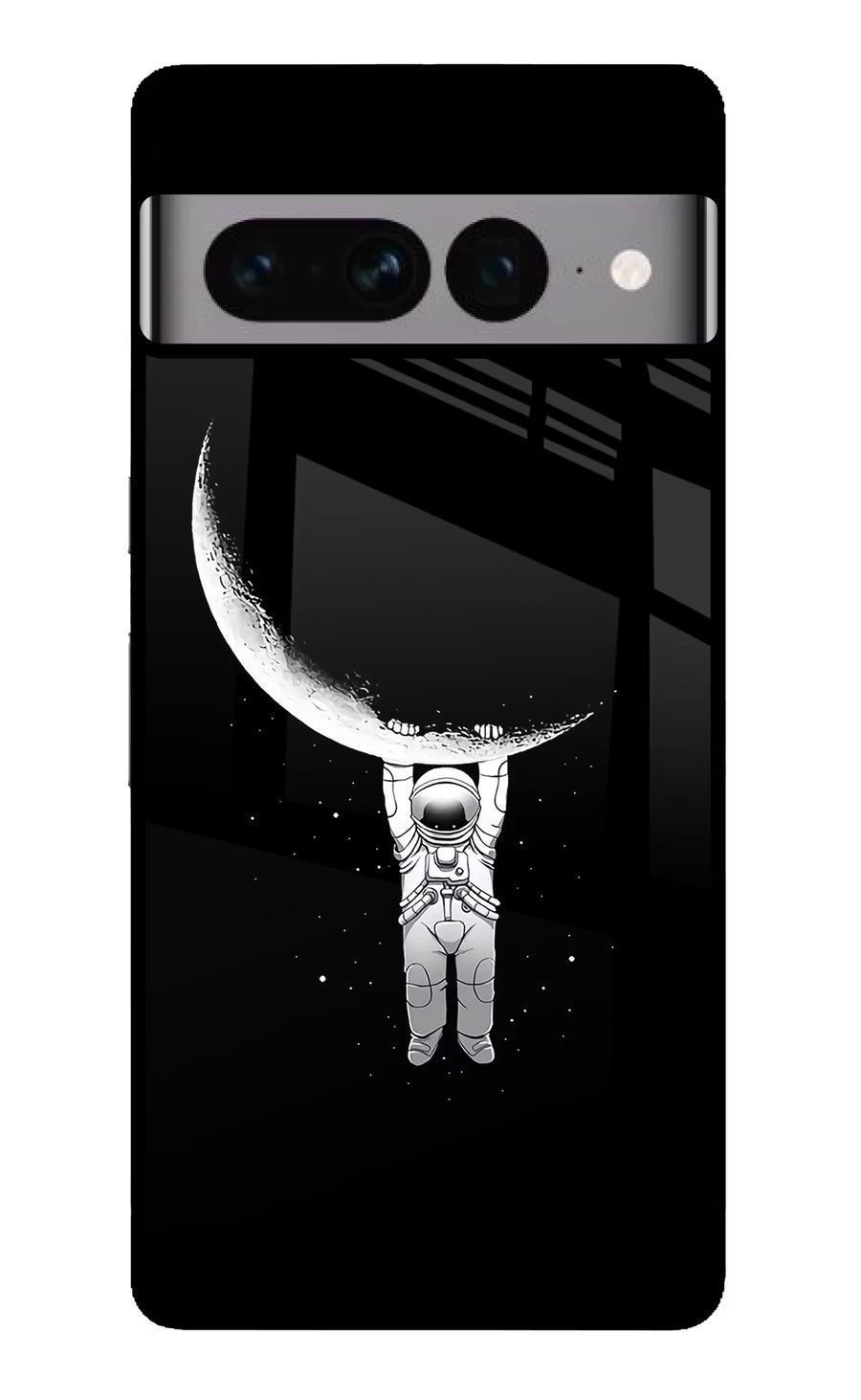 Moon Space Google Pixel 7 Pro Back Cover, Glass case