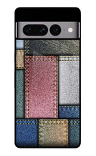 Multicolor Jeans Google Pixel 7 Pro Glass Case