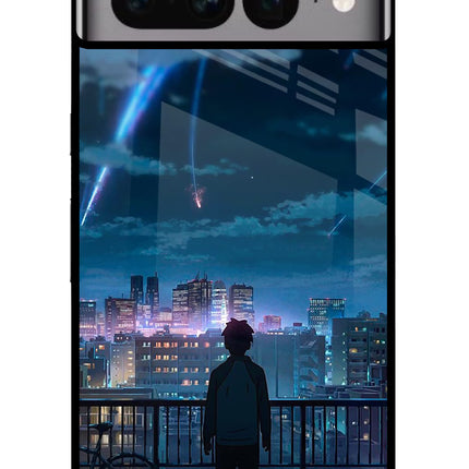 Anime Google Pixel 7 Pro Glass Case Back Cover by Casekaro