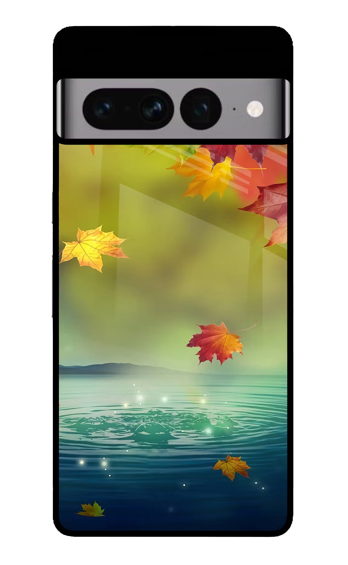 Flowers Google Pixel 7 Pro Glass Case Back Cover by Casekaro