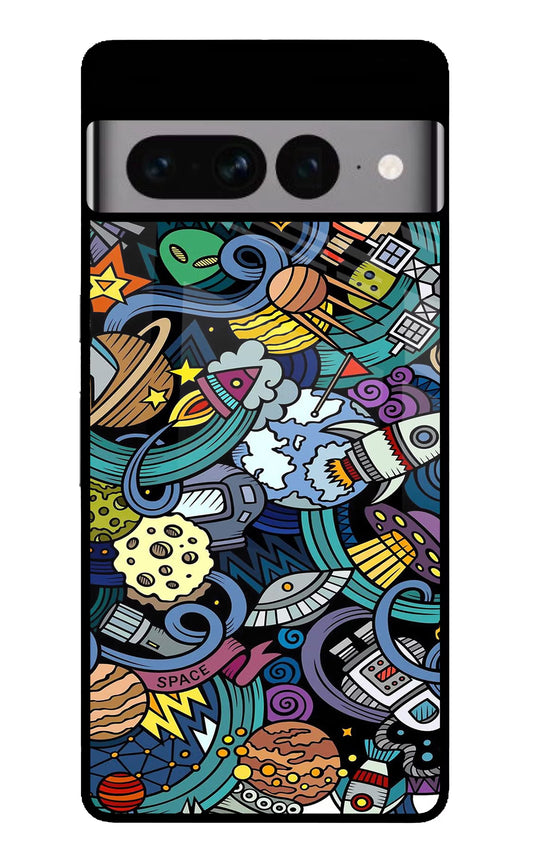 Space Abstract Google Pixel 7 Pro Glass Case