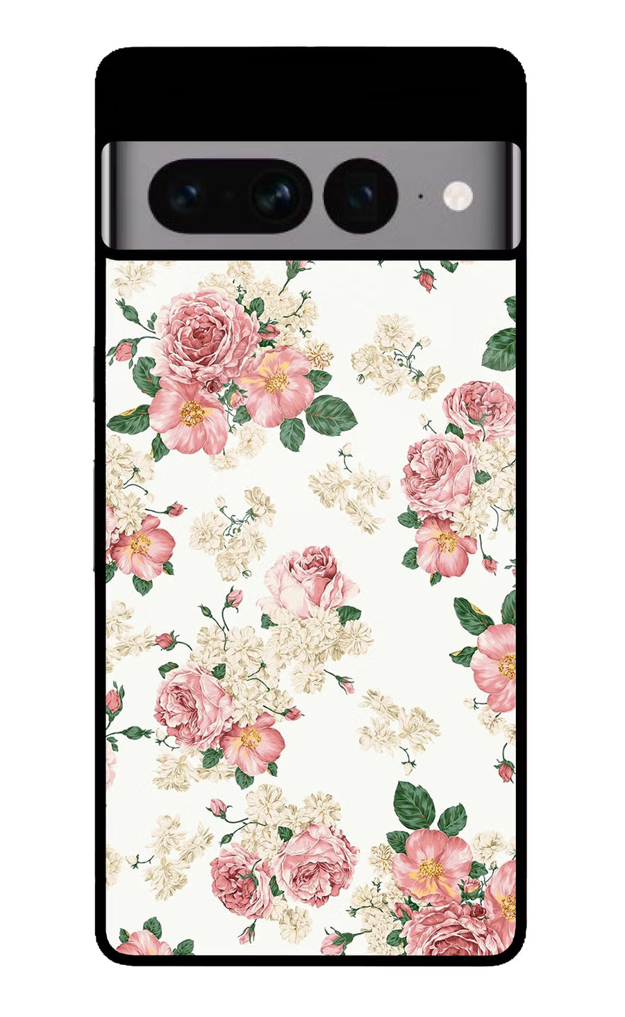 Flowers Google Pixel 7 Pro Back Cover, Glass case