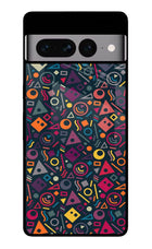 Geometric Abstract Google Pixel 7 Pro Glass Case